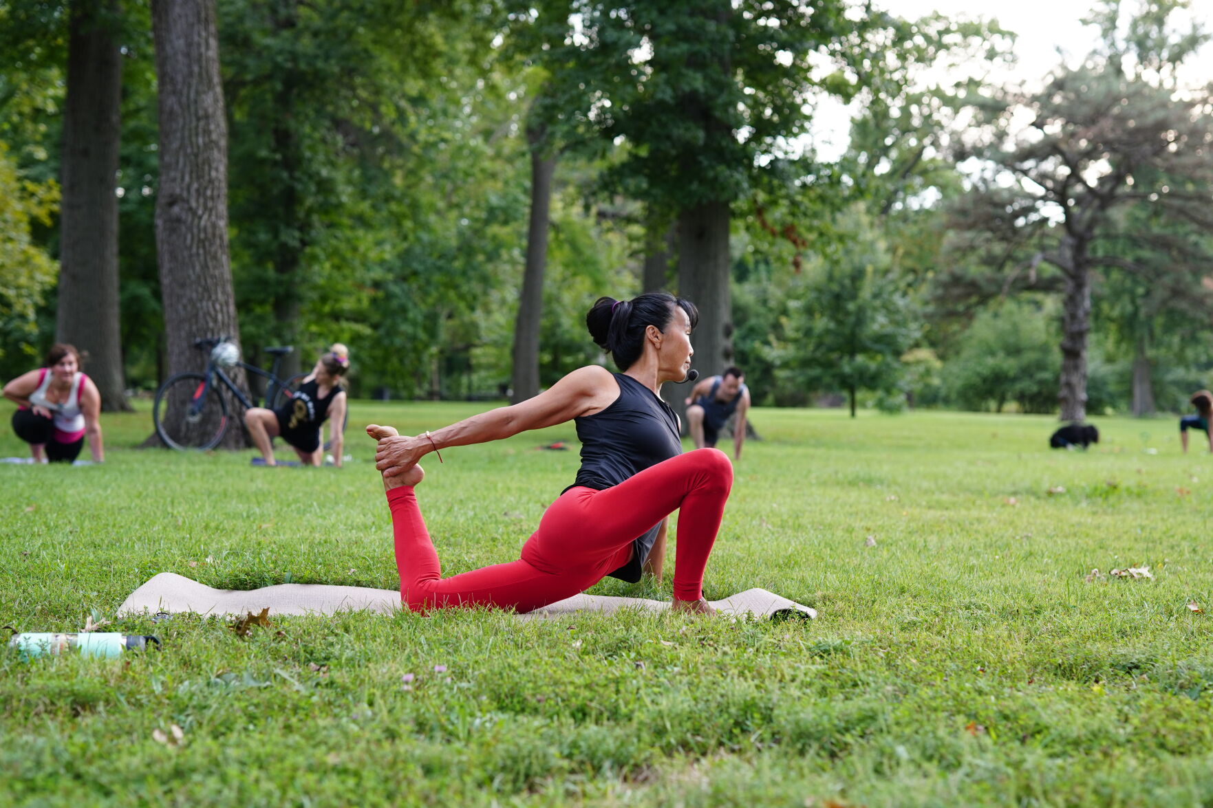 Yoga at the Farmers Market